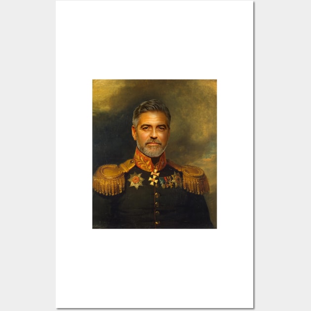George Clooney - replaceface Wall Art by replaceface